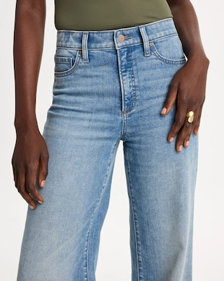 High-Rise Wide-Leg Jeans click to view larger image.