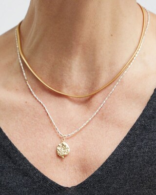 Mixed Metal Convertible Necklace