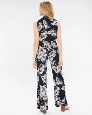 Palm-Print Jumpsuit