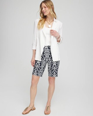 Brigitte 10" Swirl Print Shorts