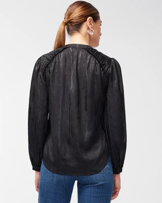 Shimmery Pintuck Shirt