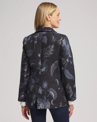 Floral Jacquard Blazer click to view larger image.