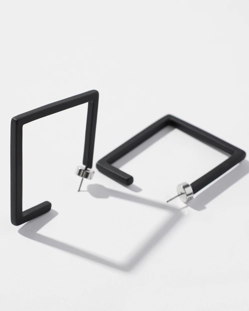 Modern Black Hoops