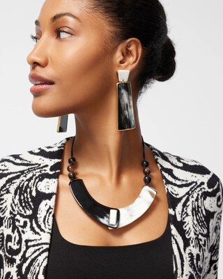 Horn Bib Necklace