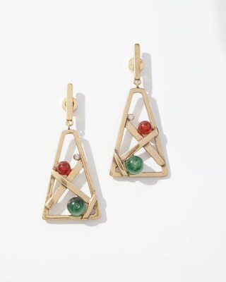 Beaded Drop Earrings