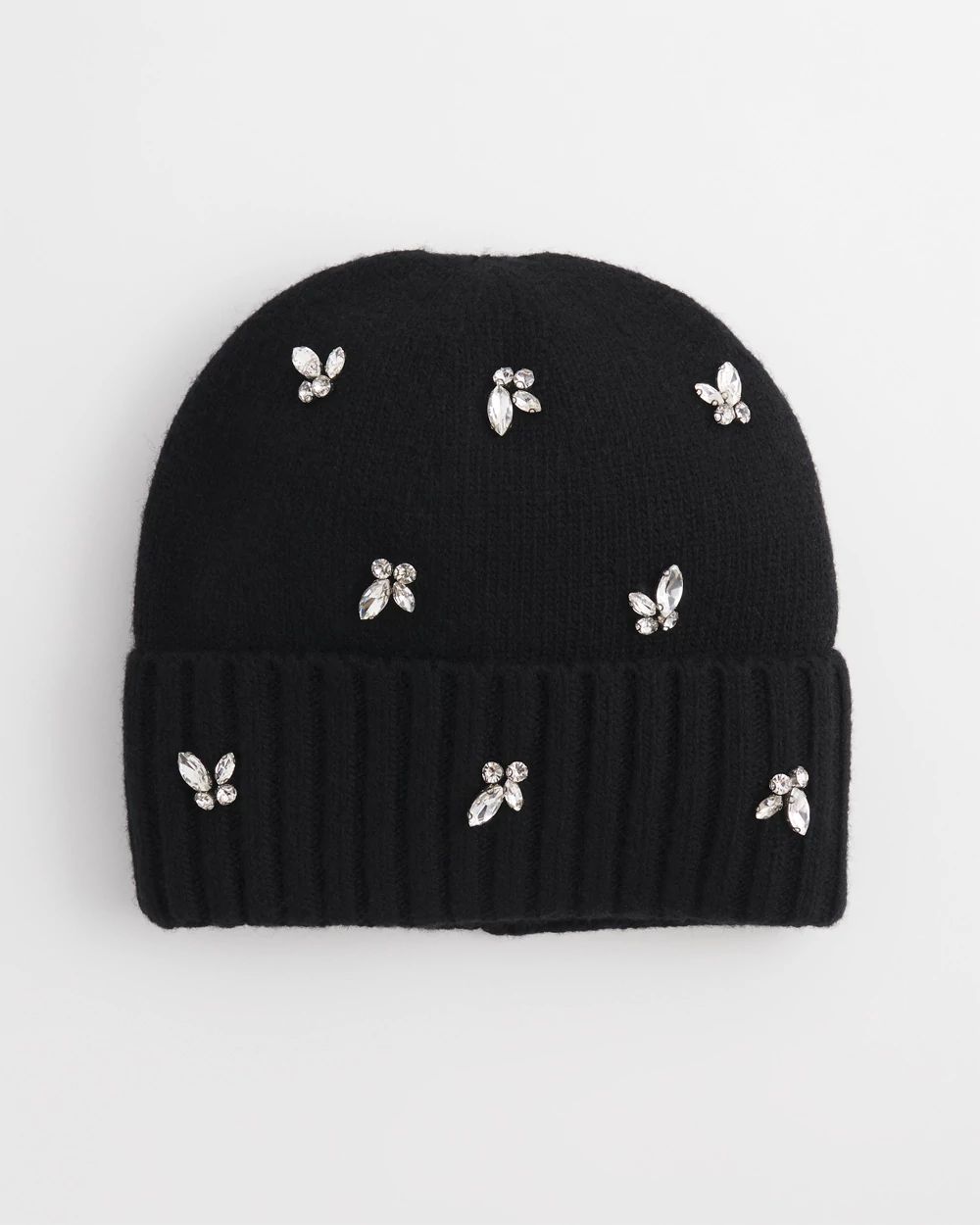Embellished Cashmere Blend Hat
