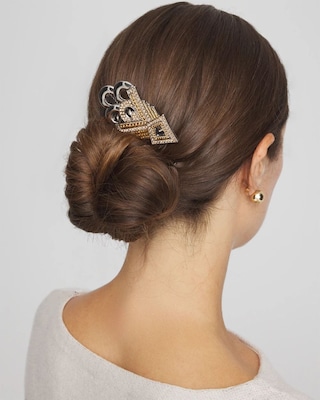 Art Deco Metal Comb