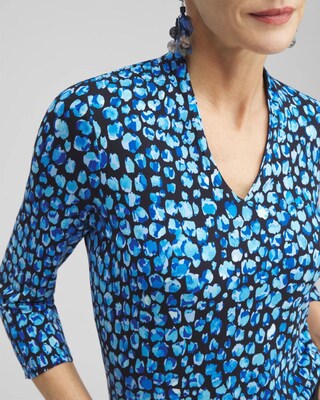 Touch of Cool™ Dot 3/4 Sleeve Tee