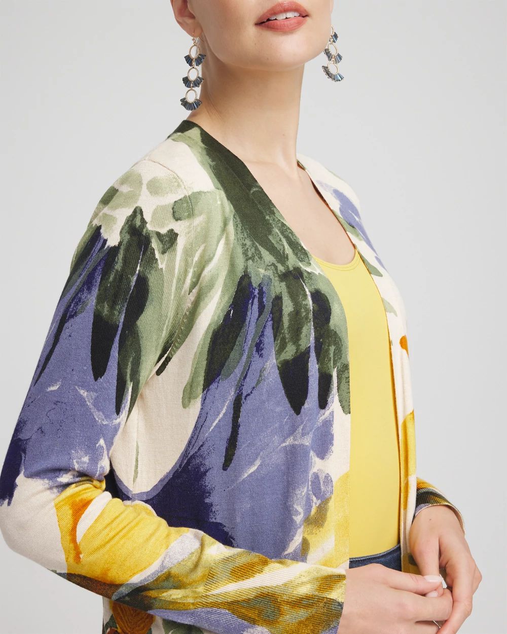 Fall Floral Cardigan