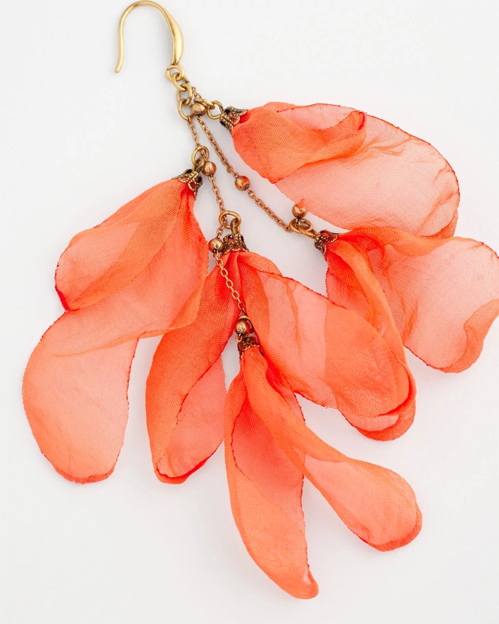 No Droop® Peach Petal Earrings