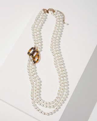 Long Three Strand Necklace