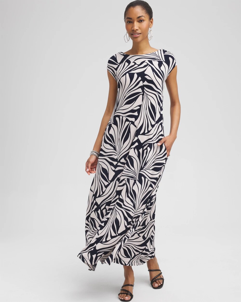Travelers™ Floral V-Back Maxi Dress