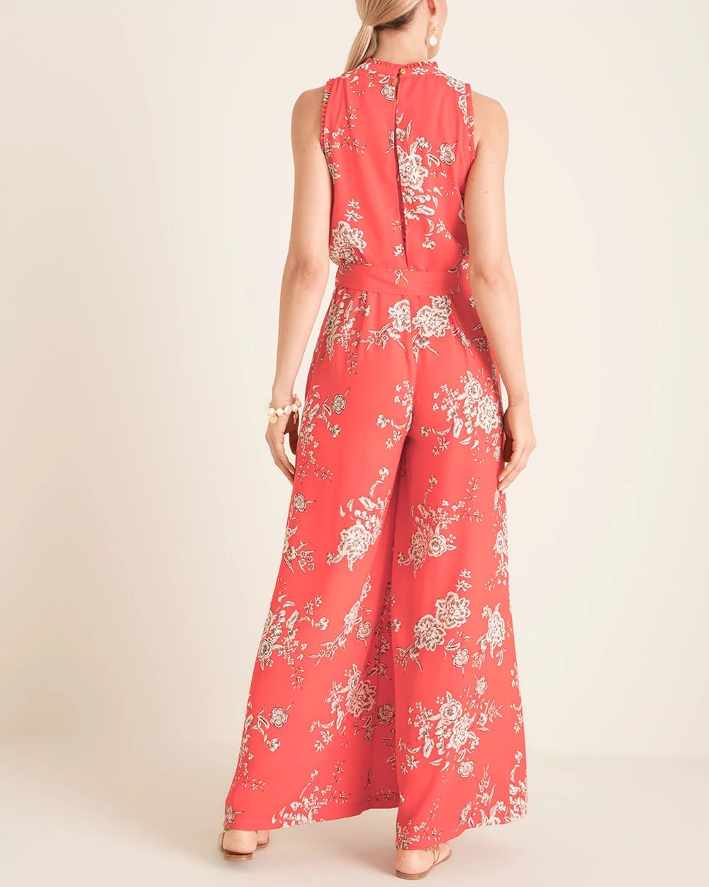 Vince Camuto Wide-Leg Floral Jumpsuit