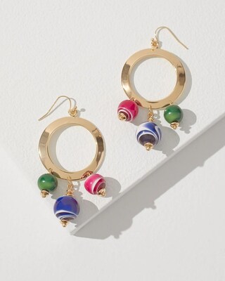 Beaded Drop Earrings