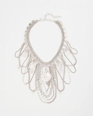 Statement Charm Bib Necklace