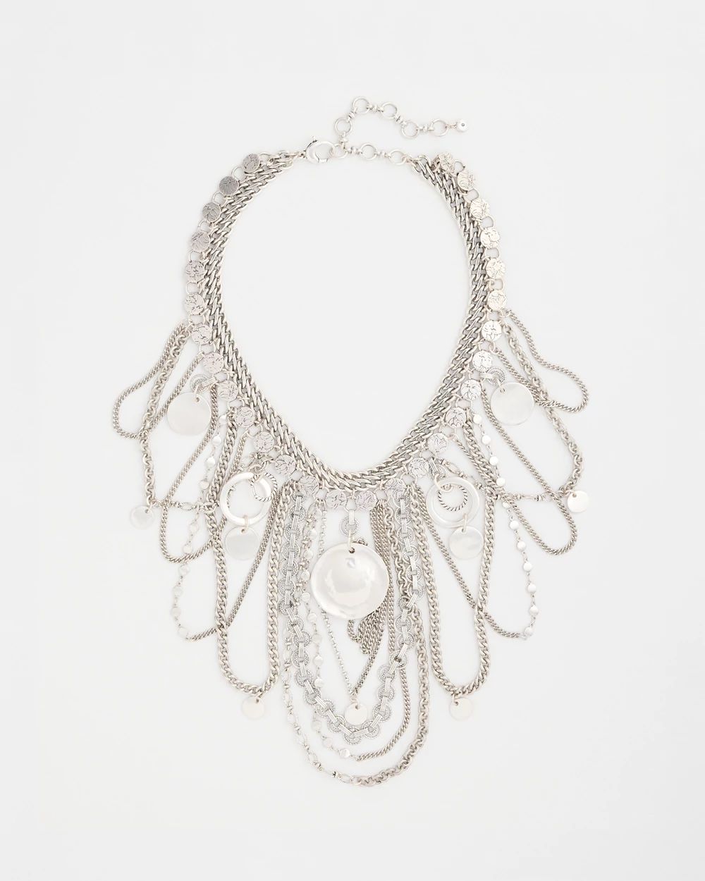 Statement Charm Bib Necklace