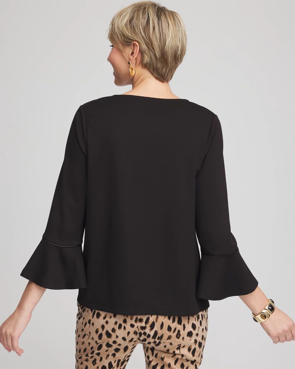 Ponte V-Neck Tee