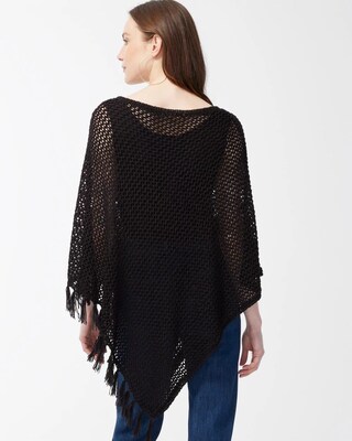 Tape Yarn Poncho