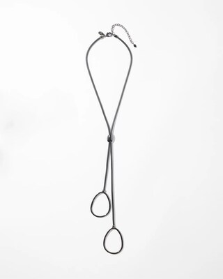 Black Pendant Necklace