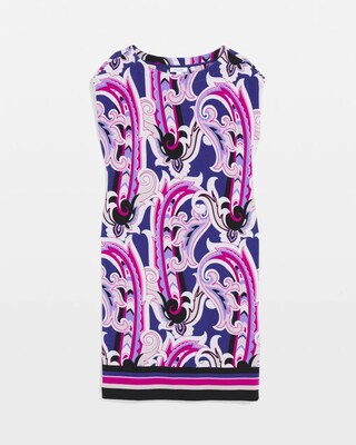Travelers™ Paisley Cap-Sleeved Dress click to view larger image.