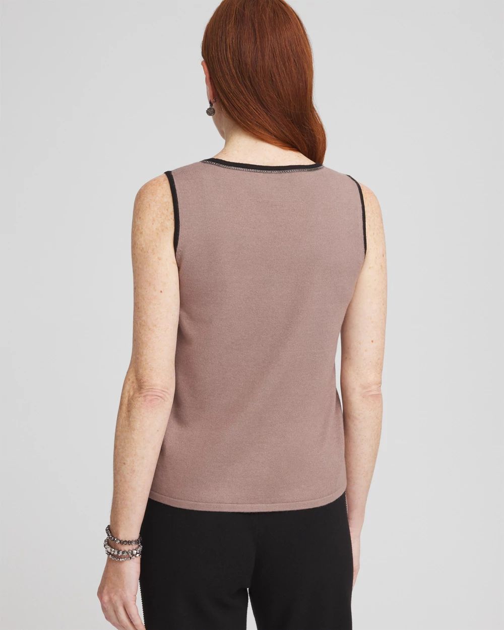 Zenergy® Luxe Cashmere Blend Ballchain Tank