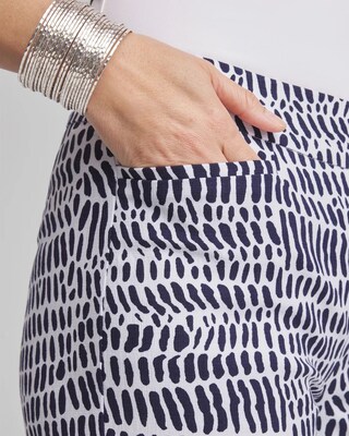 Brigitte™ Glyph Print Slim Shorts click to view larger image.