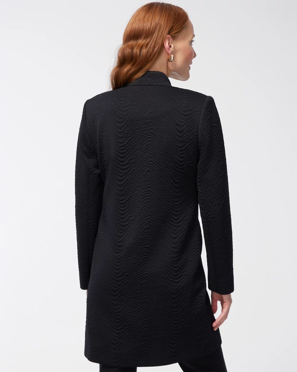 Jacquard Knit Topper