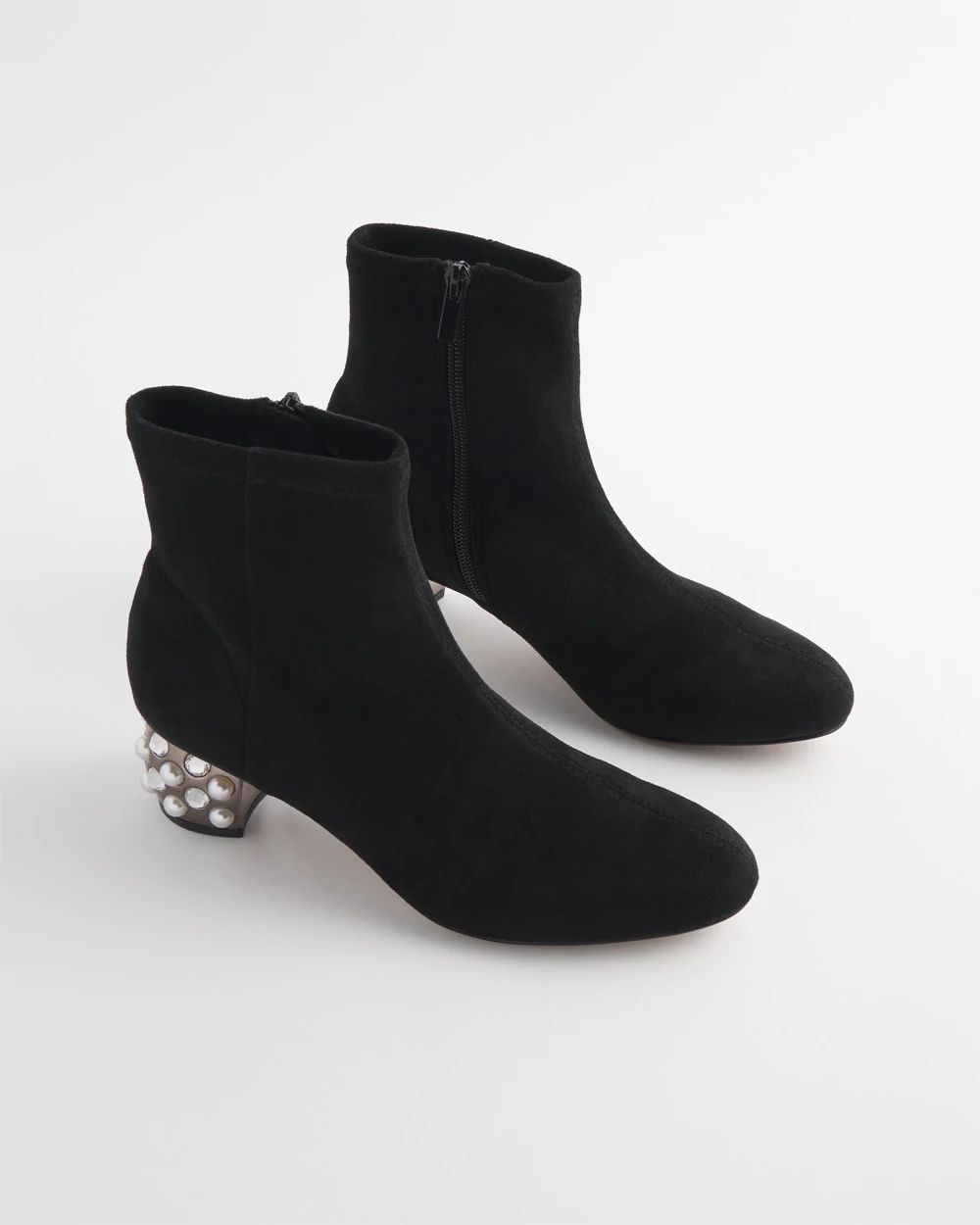 Danika Embellished Vegan Suede Boots