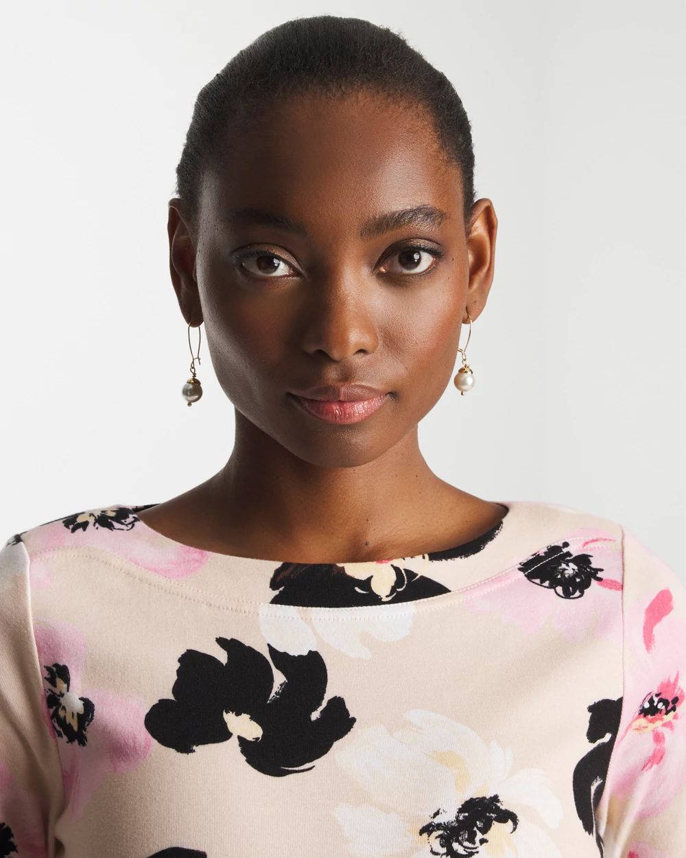 Mixed Metal Stud Earrings