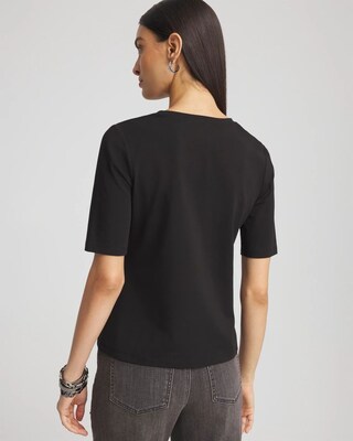 Perfect Elbow Sleeve Tee click to view larger image.