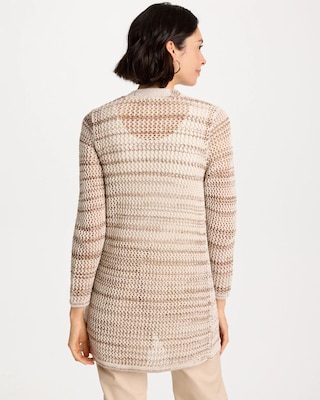 Pointelle Metallic Cardigan click to view larger image.