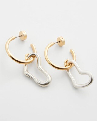 Valentine's Day Heart Drop Earrings