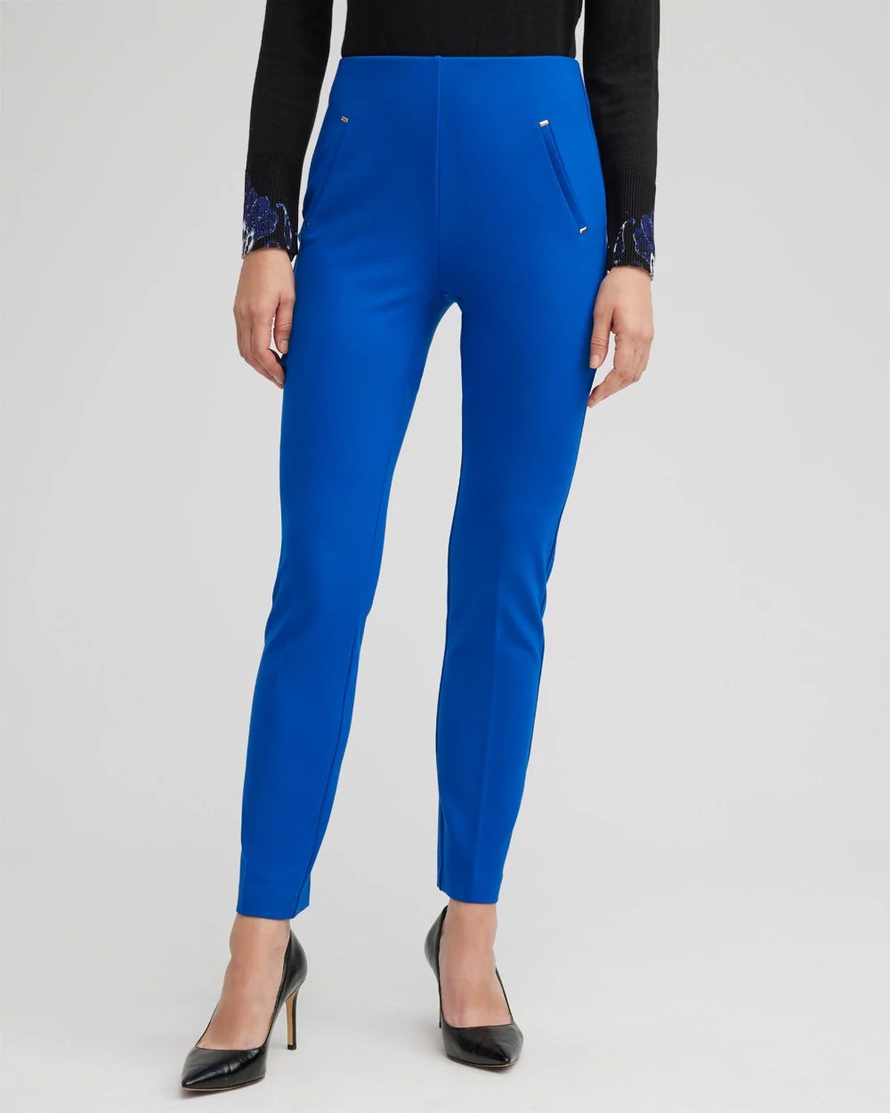 Juliet Slim Trim Detail Ankle Pants