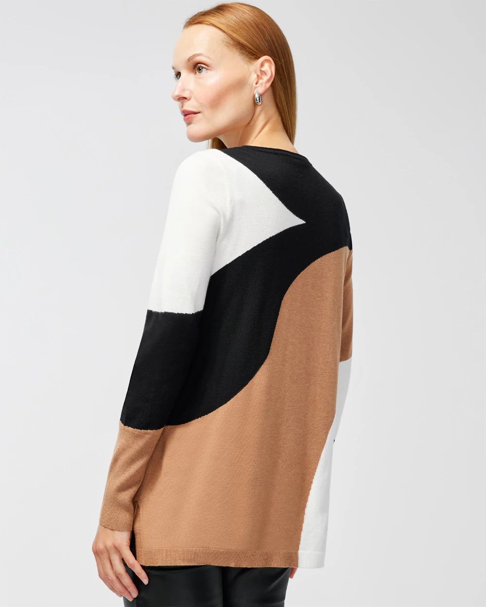 Colorblock Pullover Sweater