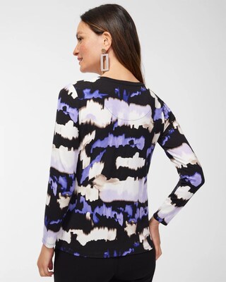 Touch of Cool Watercolor Layering Tee