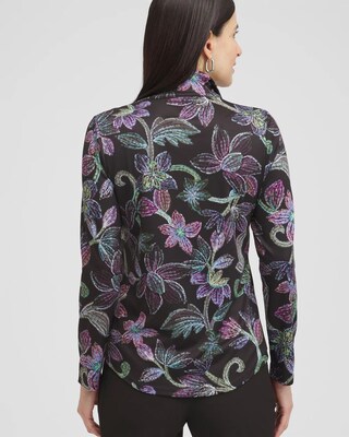 Zenergy® UPF Floral Long Sleeve Top