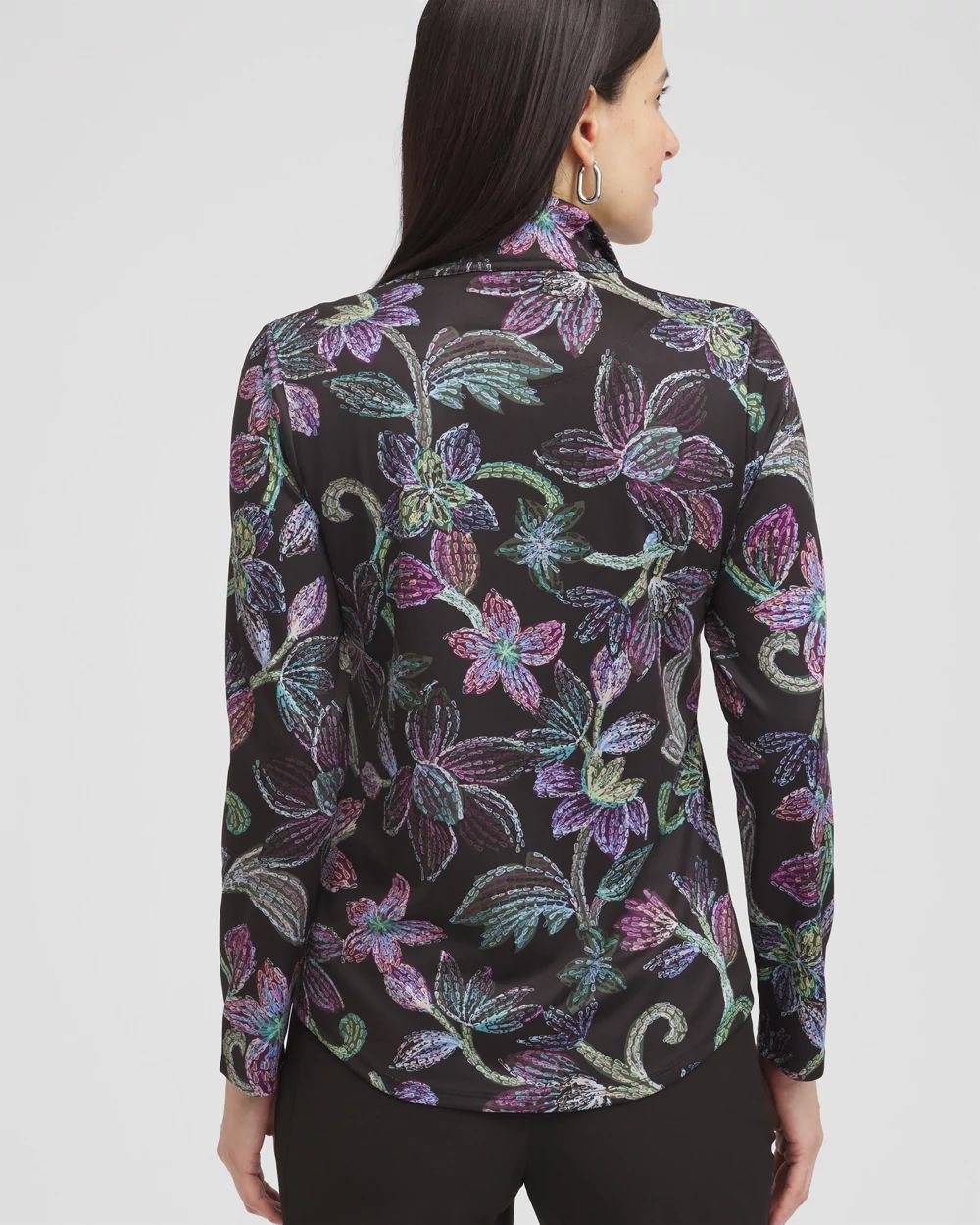 Zenergy® UPF Floral Long Sleeve Top