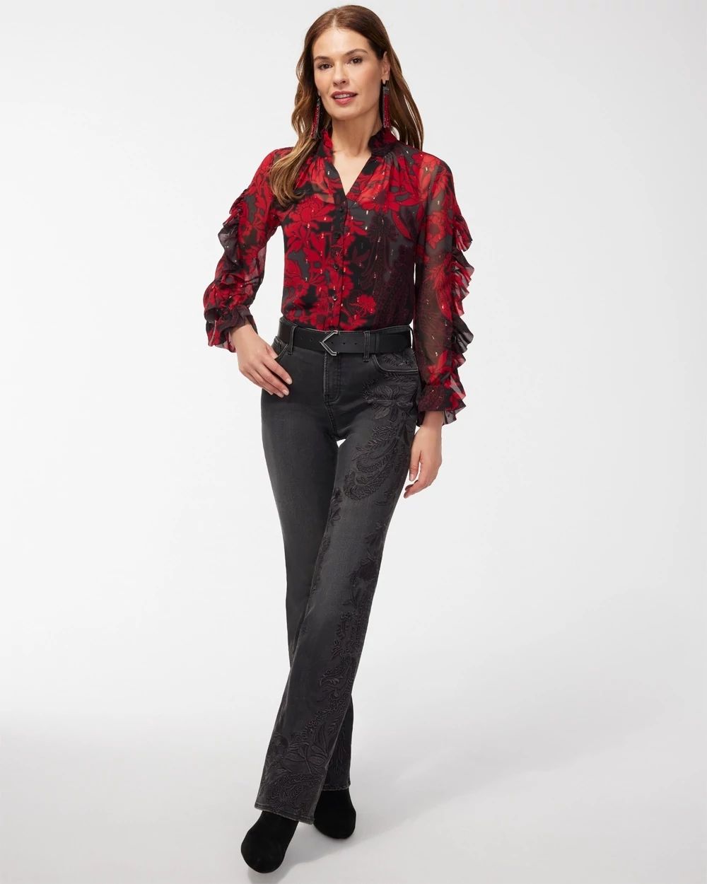 Ruffle Detail Shirt