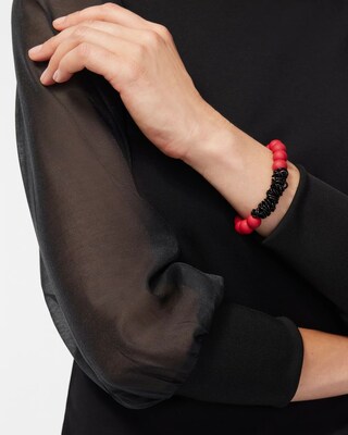 Matte Red Hero Stretch Bracelet