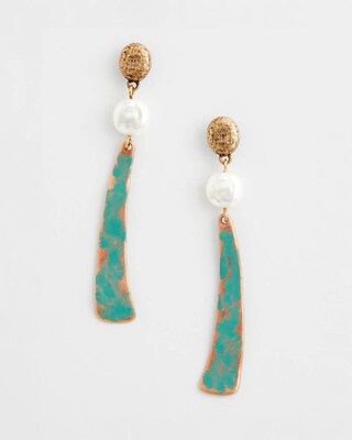 No Droop® Linear Drop Earrings click to view larger image.