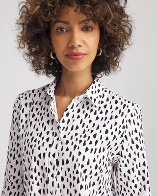 No Iron™ Polka Dot  Shirt click to view larger image.