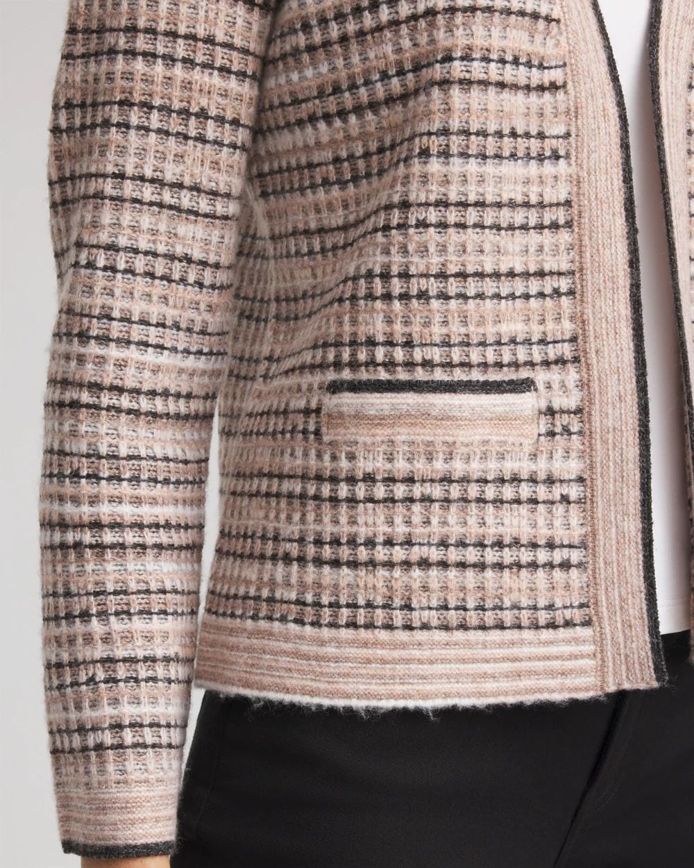 Sunset Abstract Sweater Jacket