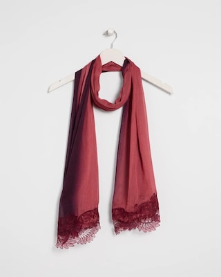 Ombre Lace Oblong Scarf