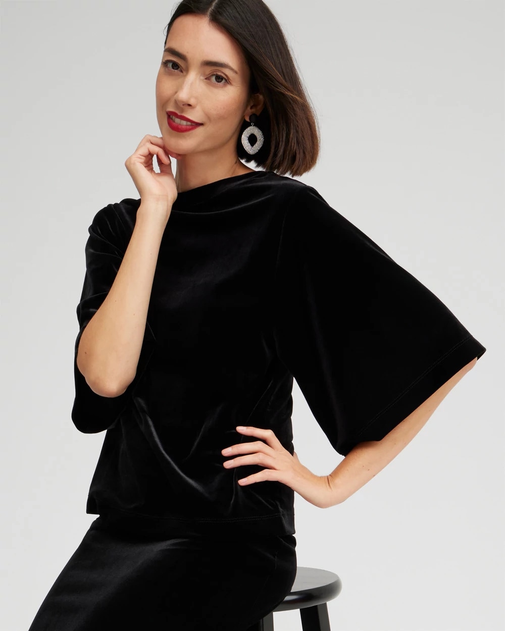Travelers Collection Velvet Top