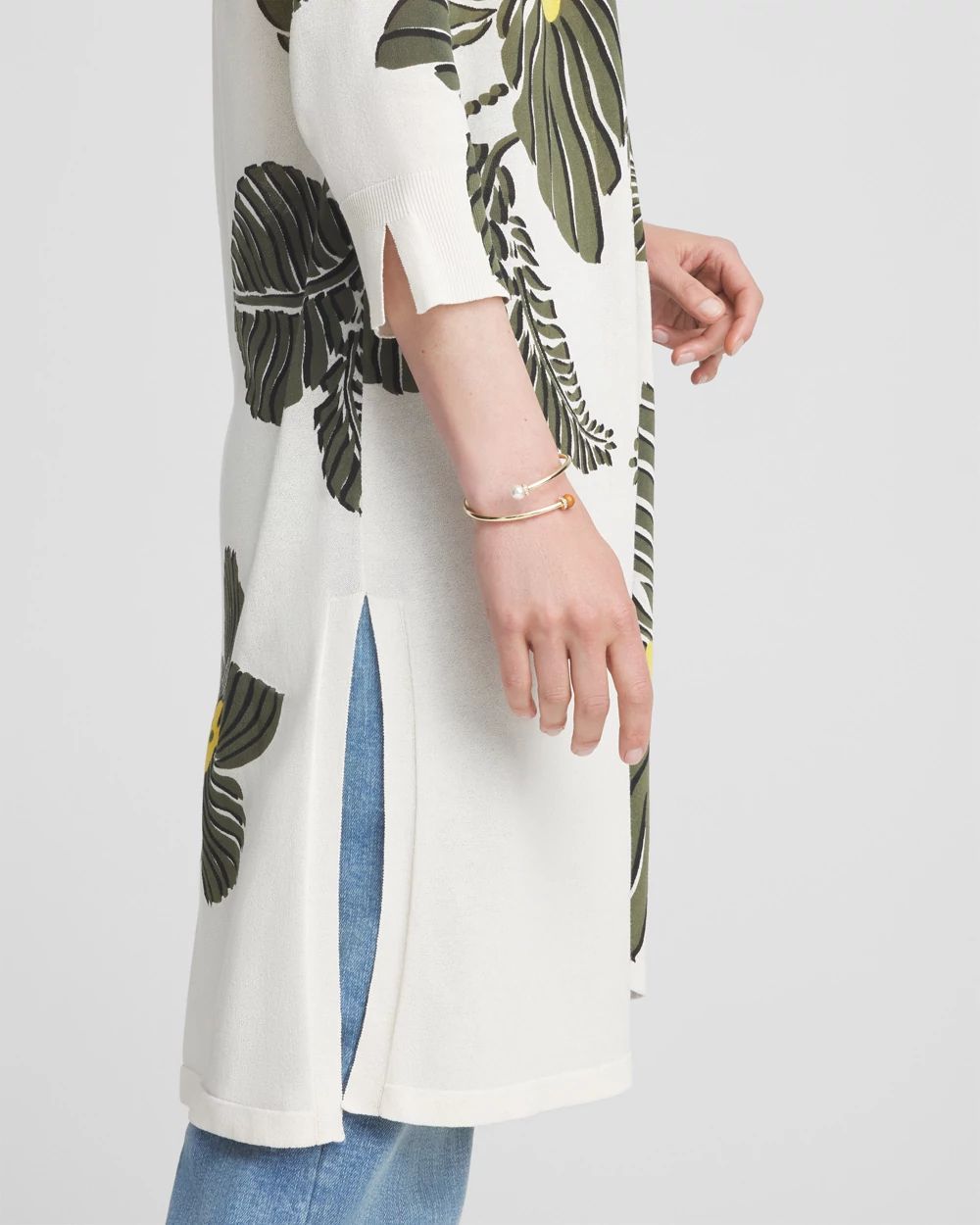 Summer Romance Botanical Maxi Cardigan