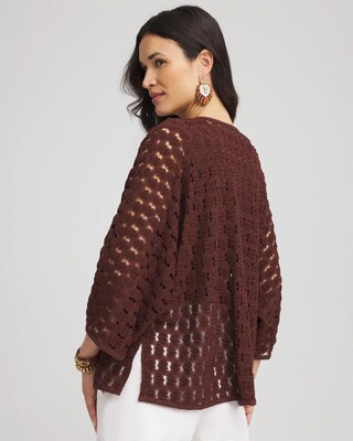 Short Woven Kimono click to view larger image.