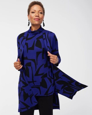 Travelers Collection Jacquard Cardigan