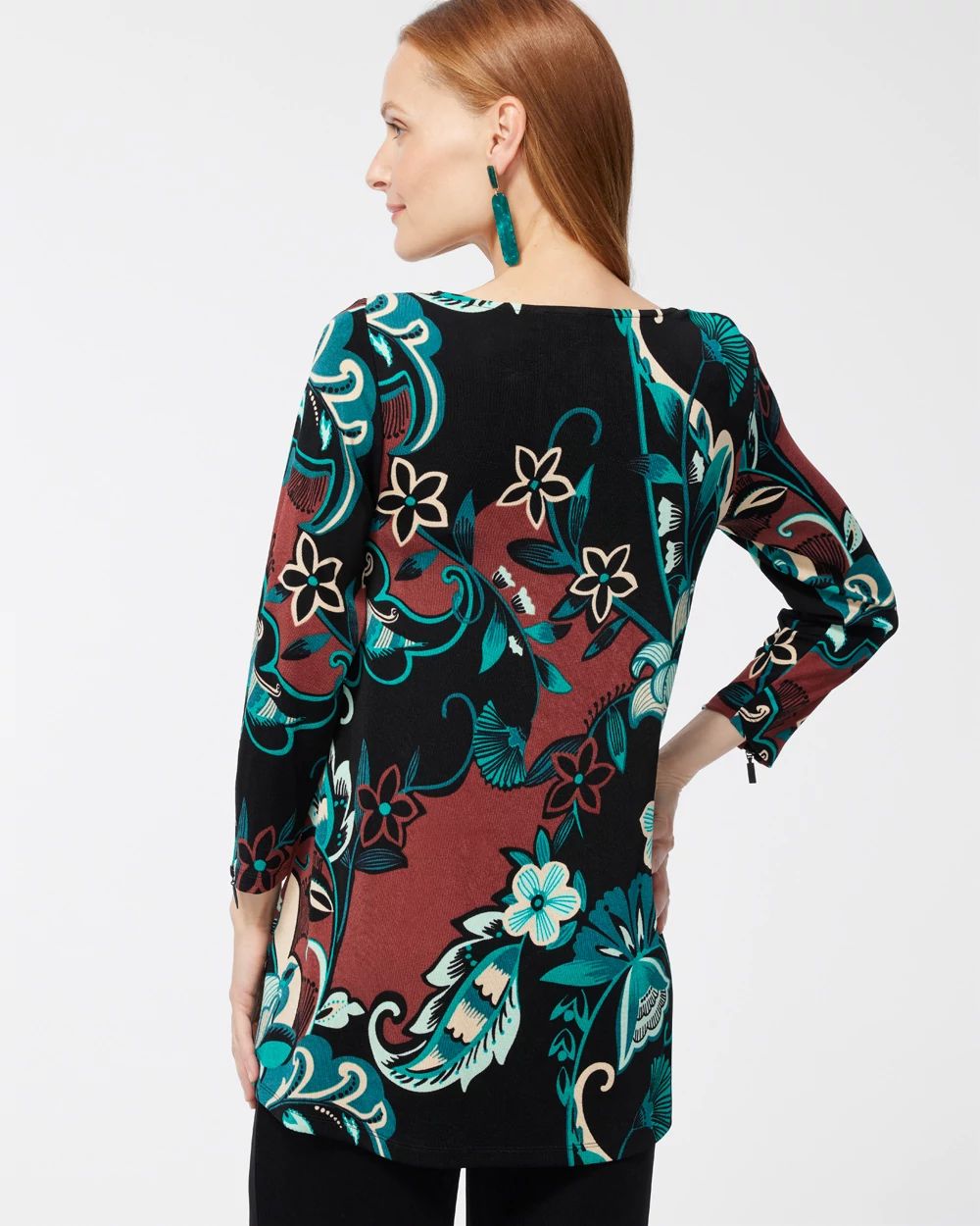 Travelers Zip Sleeve Tunic
