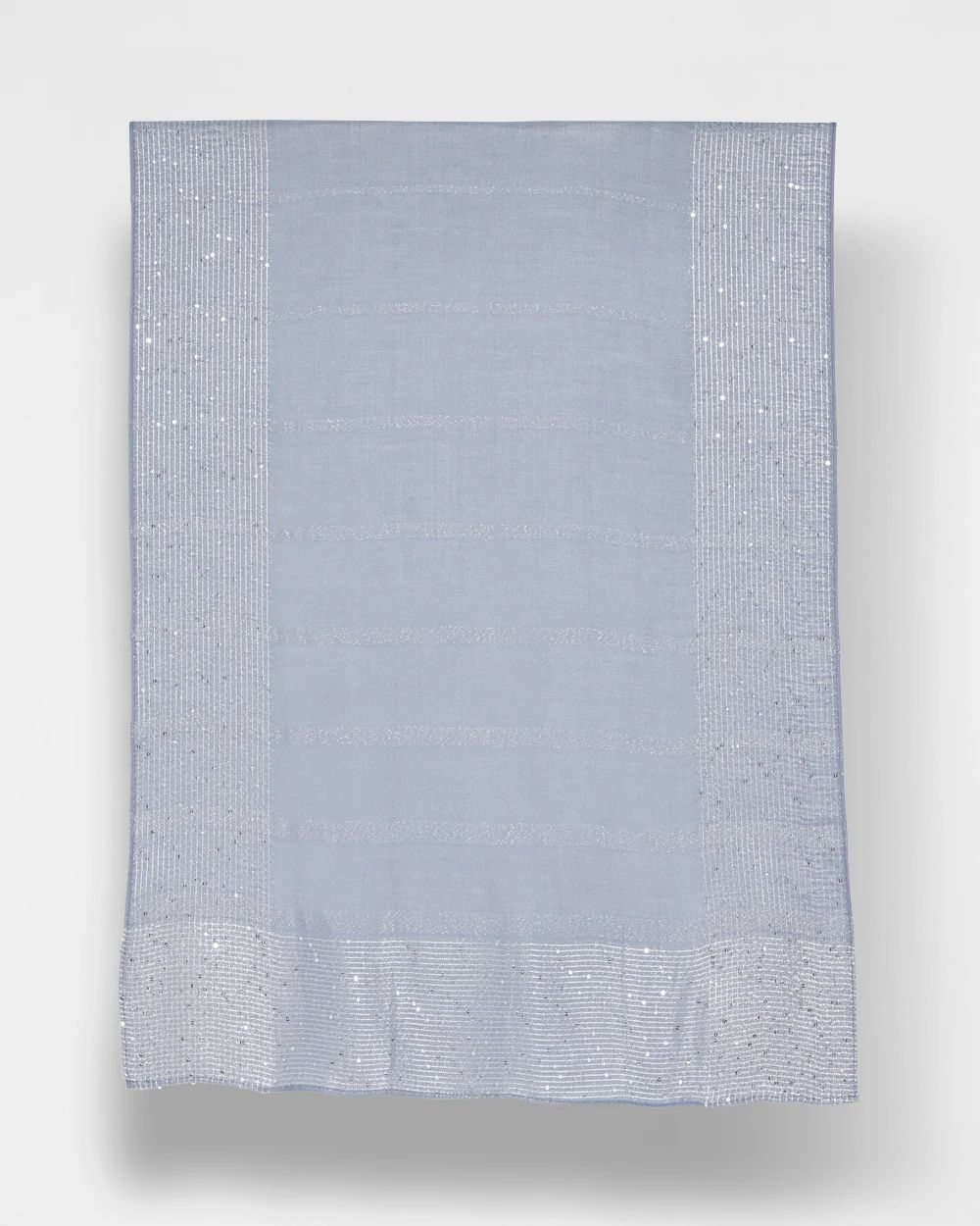 Lurex Trim Oblong Scarf