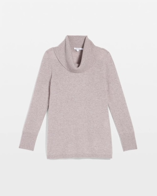 Cowlneck Cashmere Pullover Tunic click to view larger image.